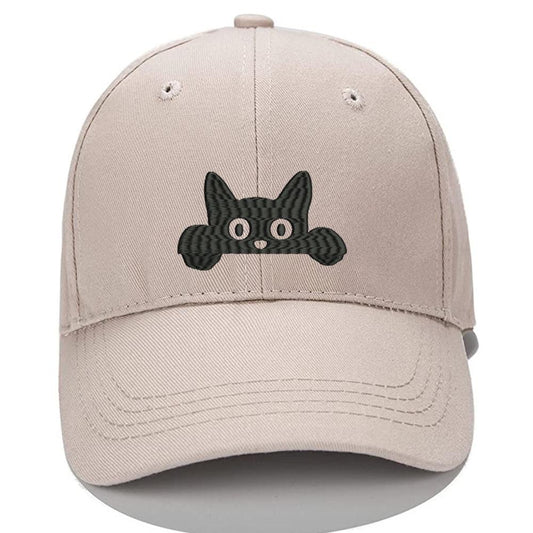 Cut Cat Men Women Unisex Baseball Cap Classic Low Profile Adjustable Strapback Baseball Cap Dad-Hat