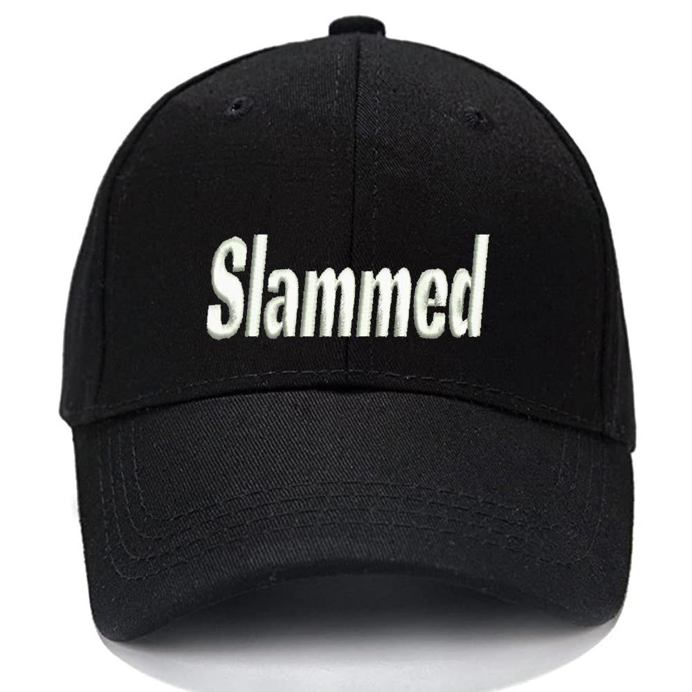 Slammed Men Women Unisex Baseball Cap Classic Low Profile Adjustable Strapback Baseball Cap Dad-Hat