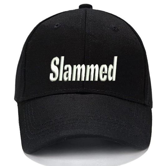 Slammed Men Women Unisex Baseball Cap Classic Low Profile Adjustable Strapback Baseball Cap Dad-Hat