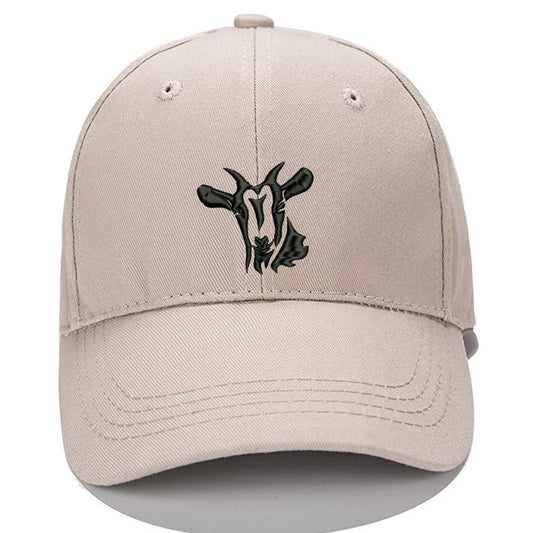 Animal goat face farm cute Men Women Unisex Baseball Cap Classic Low Profile Adjustable Strapback Baseball Cap Dad-Hat