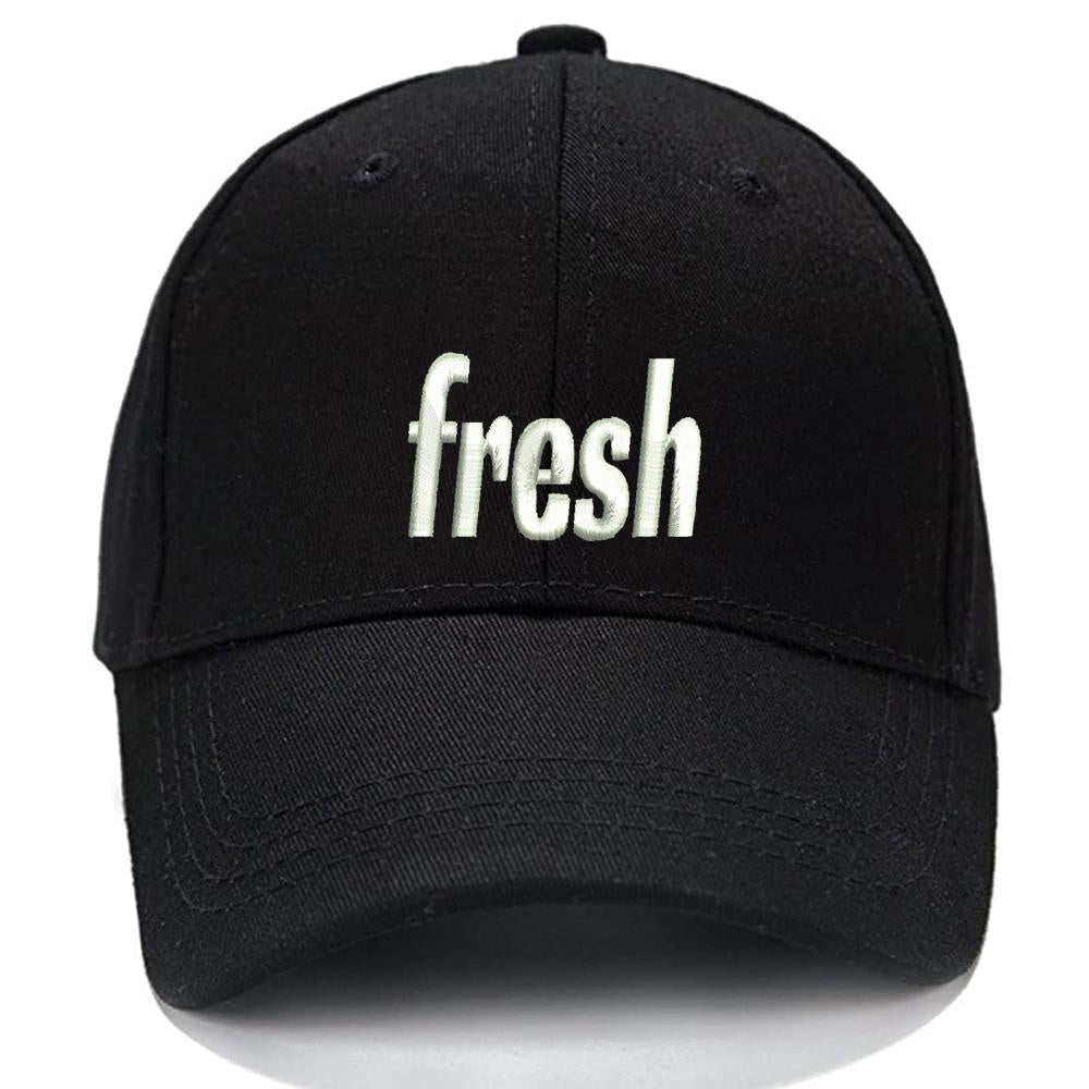Fresh Men Women Unisex Baseball Cap Classic Low Profile Adjustable Strapback Baseball Cap Dad-Hat