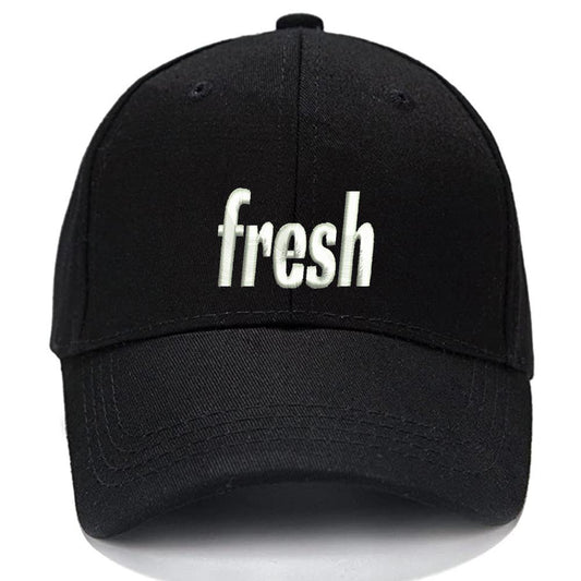 Fresh Men Women Unisex Baseball Cap Classic Low Profile Adjustable Strapback Baseball Cap Dad-Hat