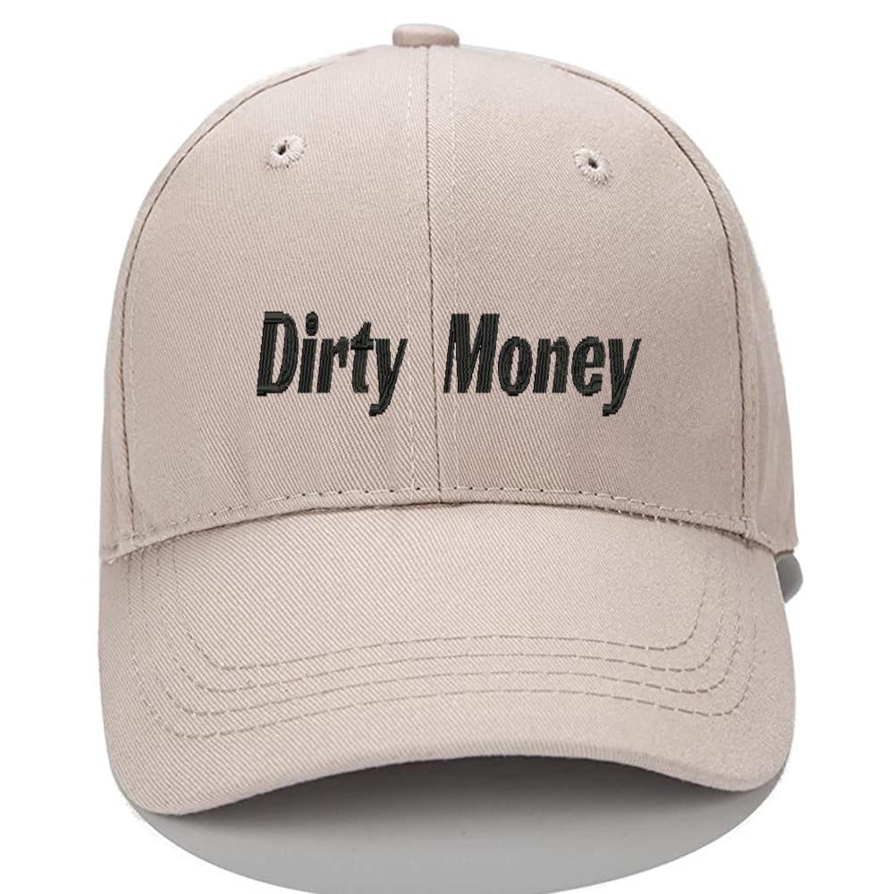 Dirty Money Men Women Unisex Baseball Cap Classic Low Profile Adjustable Strapback Baseball Cap Dad-Hat