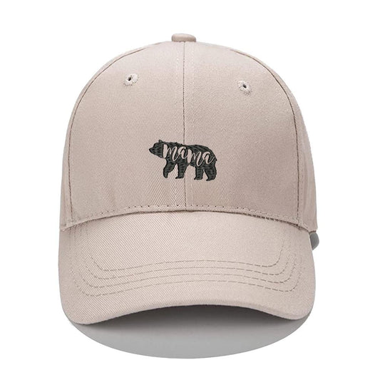 Mama Bear Men Women Unisex Baseball Cap Classic Low Profile Adjustable Strapback Baseball Cap Dad-Hat