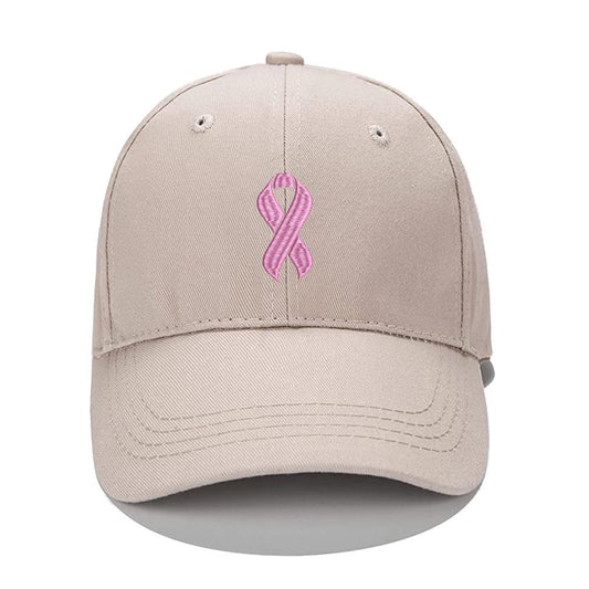 Breast Cancer ribbon awareness Men Women Unisex Baseball Cap Classic Low Profile Adjustable Strapback Baseball Cap Dad-Hat