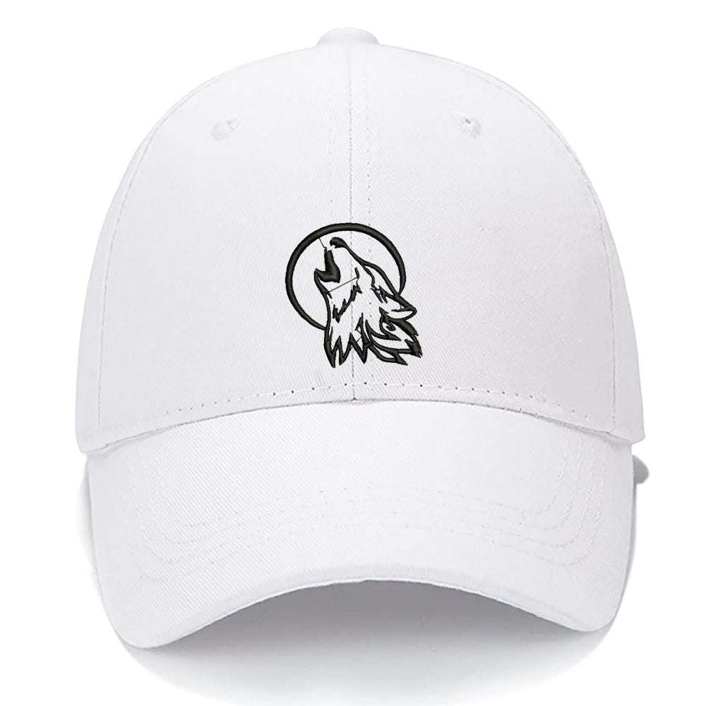 Wolf's Head Men Women Unisex Baseball Cap Classic Low Profile Adjustable Strapback Baseball Cap Dad-Hat