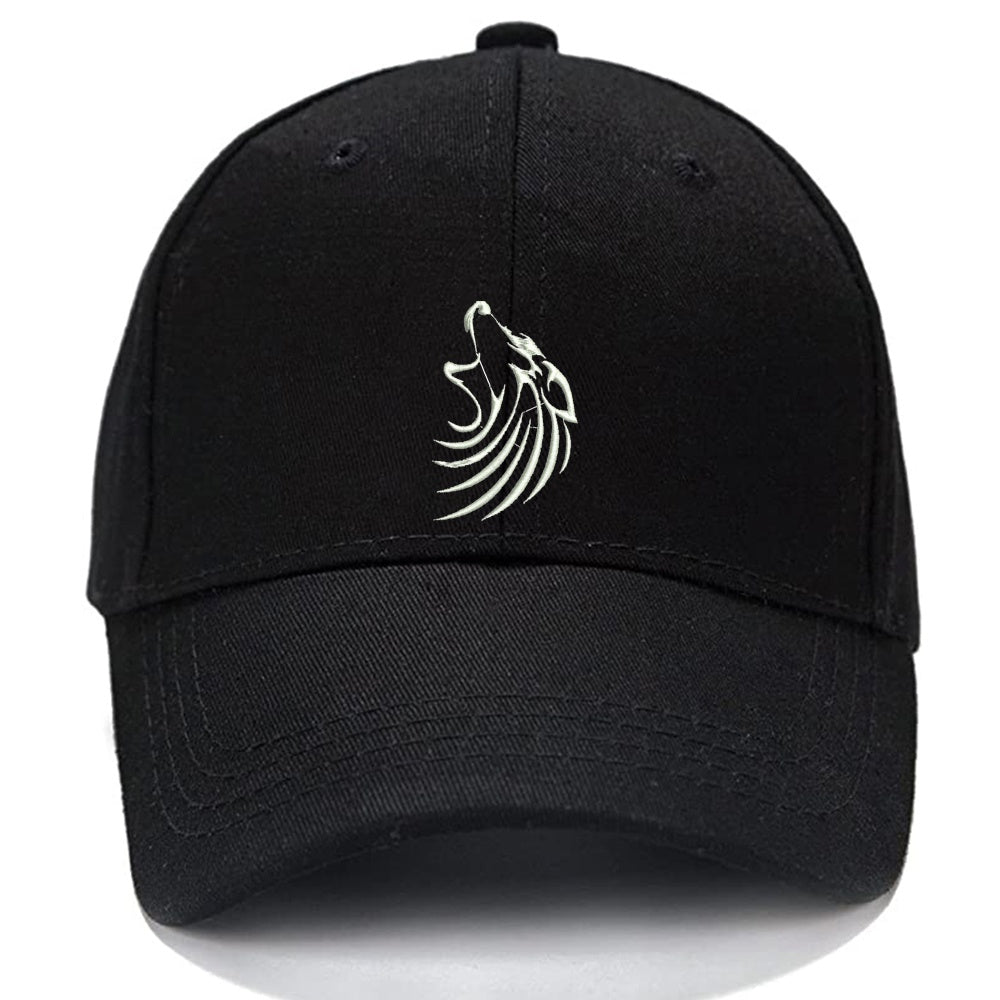 Wolf Head Men Women Unisex Baseball Cap Classic Low Profile Adjustable Strapback Baseball Cap Dad-Hat