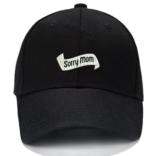 Sorry mom Men Women Unisex Baseball Cap Classic Low Profile Adjustable Strapback Baseball Cap Dad-Hat
