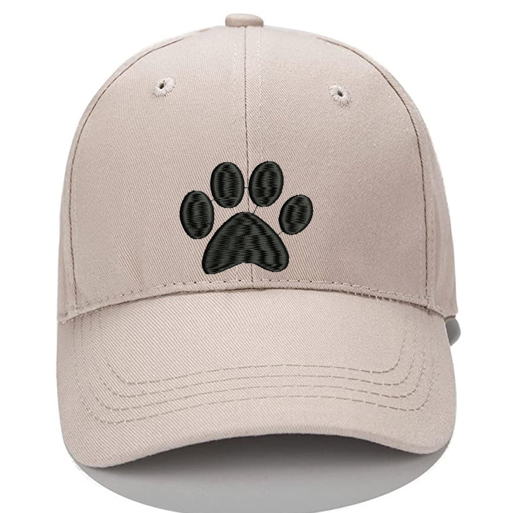 Paws Men Women Unisex Baseball Cap Classic Low Profile Adjustable Strapback Baseball Cap Dad-Hat