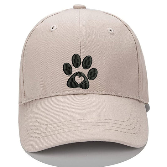Paw Print Men Women Unisex Baseball Cap Classic Low Profile Adjustable Strapback Baseball Cap Dad-Hat