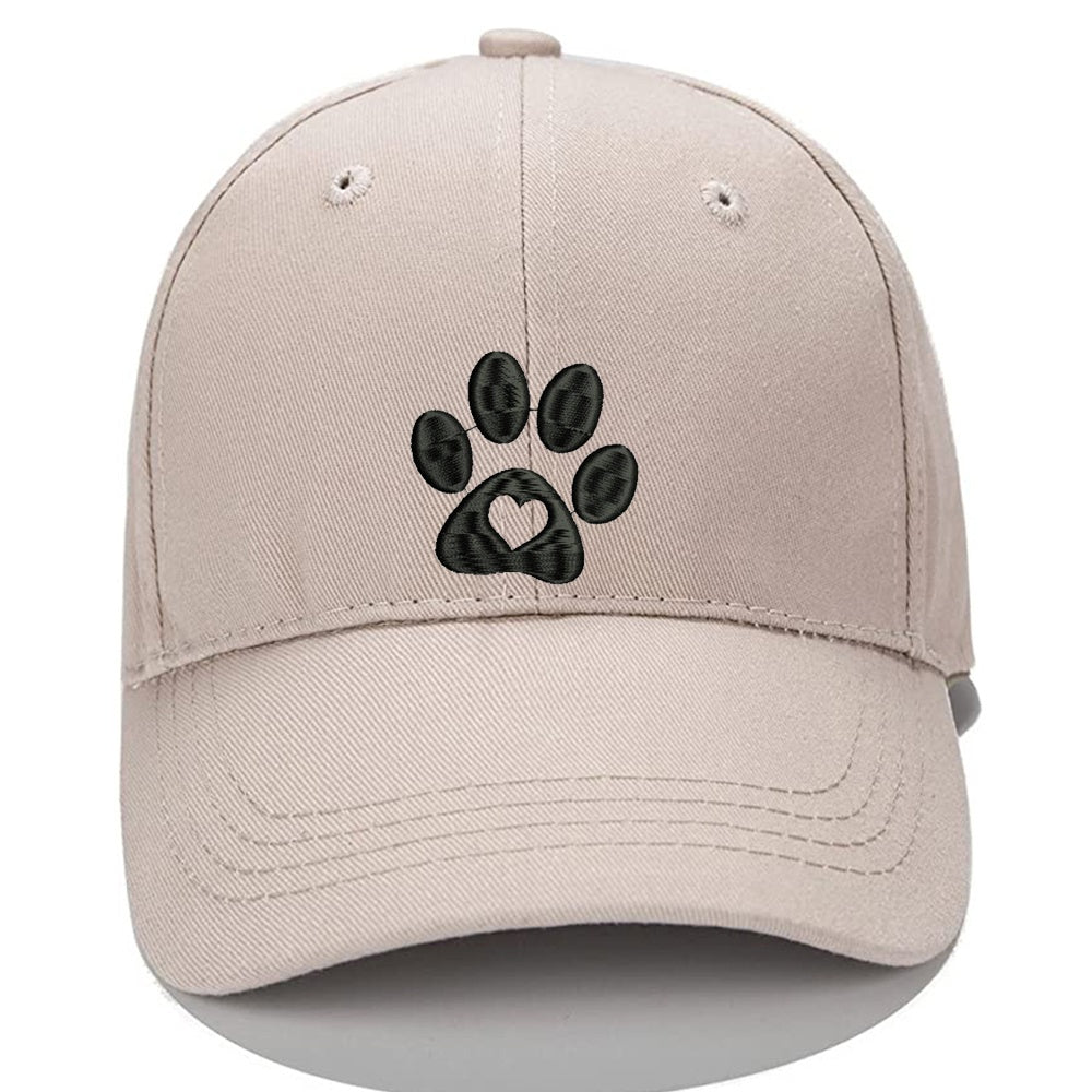Paw Print Men Women Unisex Baseball Cap Classic Low Profile Adjustable Strapback Baseball Cap Dad-Hat