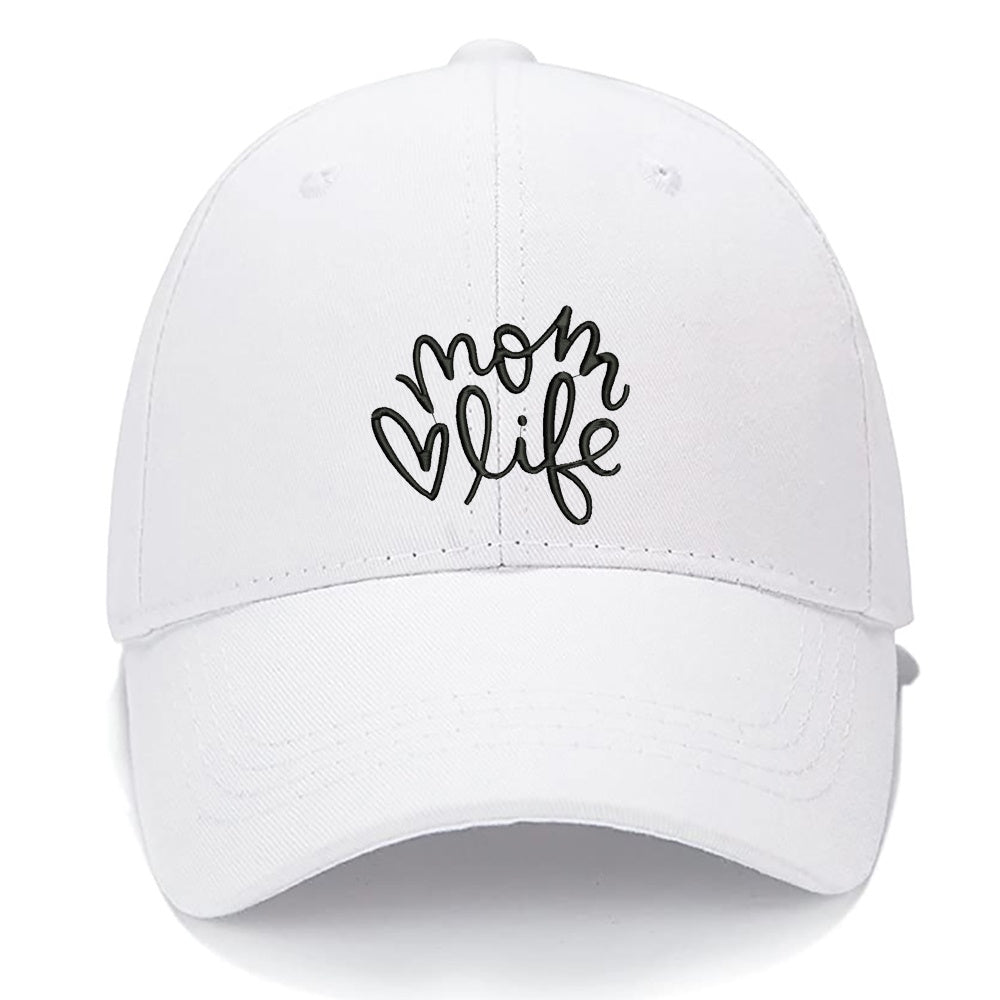 MOM LOVE Men Women Unisex Baseball Cap Classic Low Profile Adjustable Strapback Baseball Cap Dad-Hat