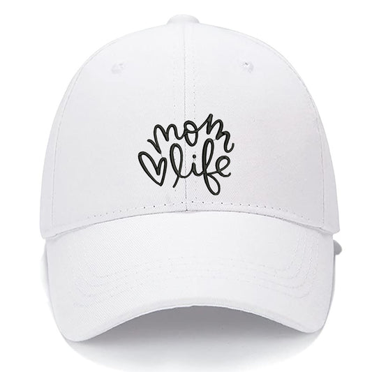 MOM LOVE Men Women Unisex Baseball Cap Classic Low Profile Adjustable Strapback Baseball Cap Dad-Hat