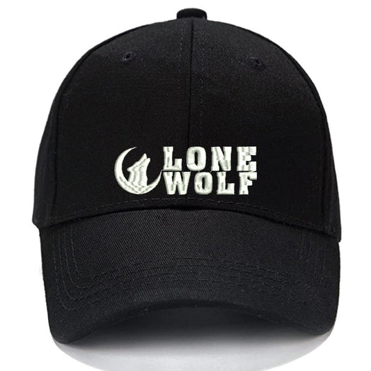 Lone Wolf Men Women Unisex Baseball Cap Classic Low Profile Adjustable Strapback Baseball Cap Dad-Hat