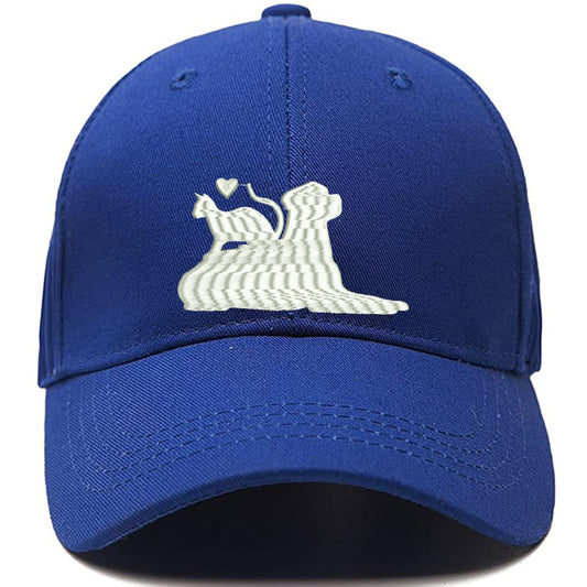 Kitten Dog Labrador Pet Heart Men Women Unisex Baseball Cap Classic Low Profile Adjustable Strapback Baseball Cap Dad-Hat