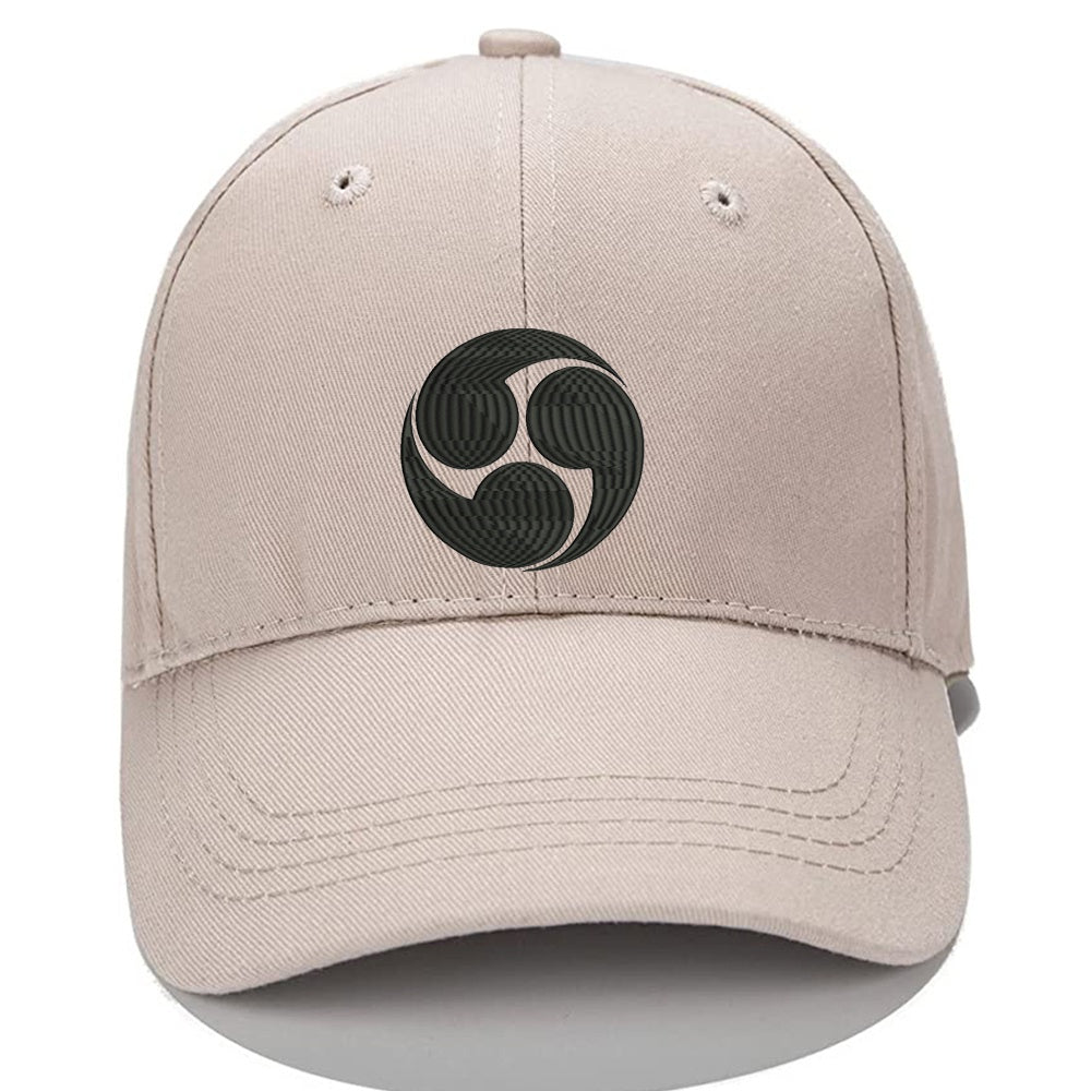 Japanese Shinto Tomoye Men Women Unisex Baseball Cap Classic Low Profile Adjustable Strapback Baseball Cap Dad-Hat