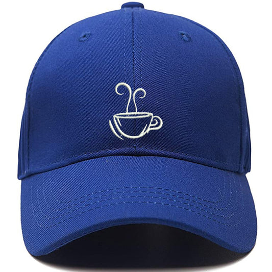I love Coffee Men Women Unisex Baseball Cap Classic Low Profile Adjustable Strapback Baseball Cap Dad-Hat