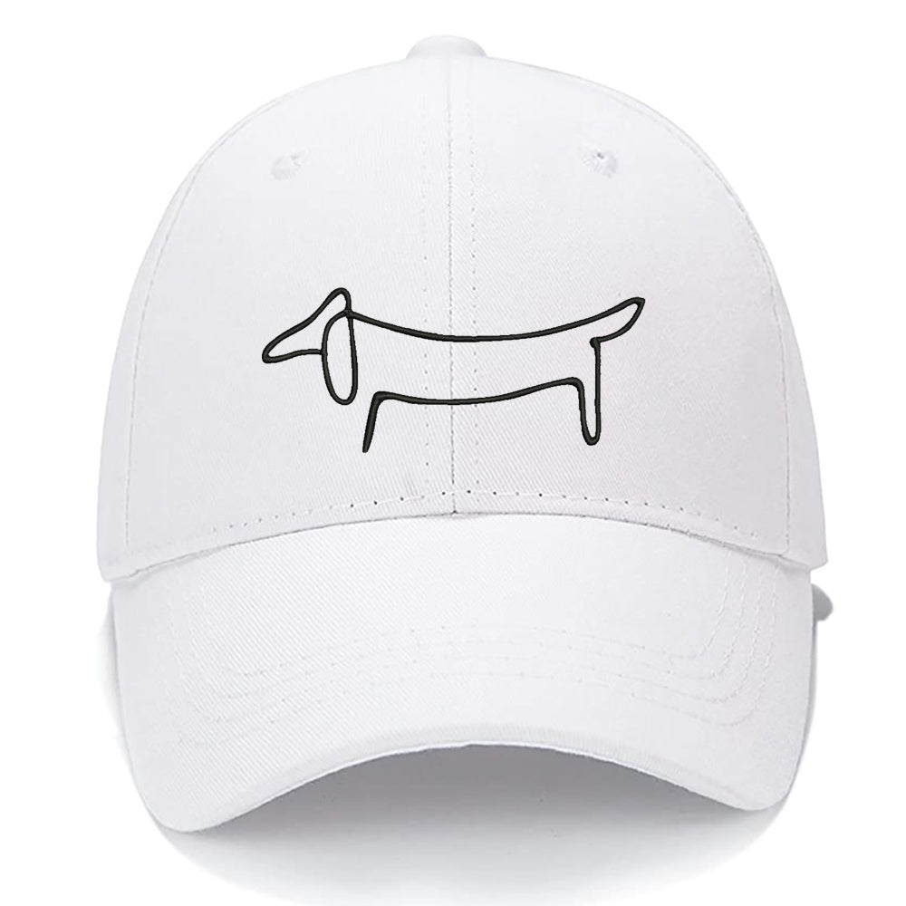 Dachshund Dog Creative Cartoon Men Women Unisex Baseball Cap Classic Low Profile Adjustable Strapback Baseball Cap Dad-Hat