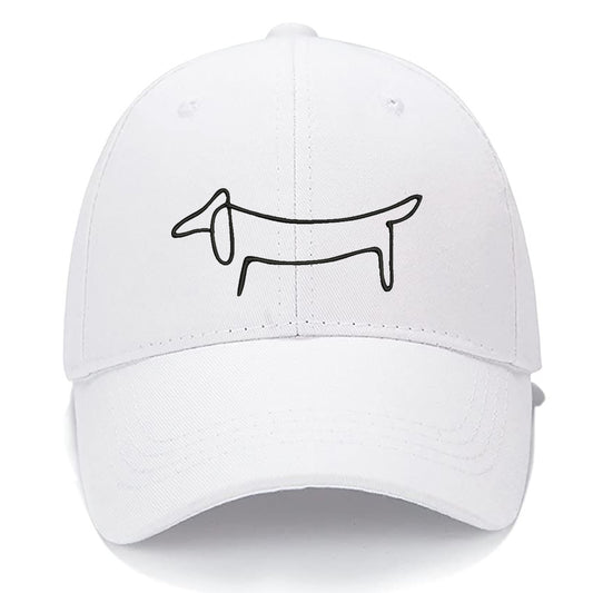 Dachshund Dog Creative Cartoon Men Women Unisex Baseball Cap Classic Low Profile Adjustable Strapback Baseball Cap Dad-Hat