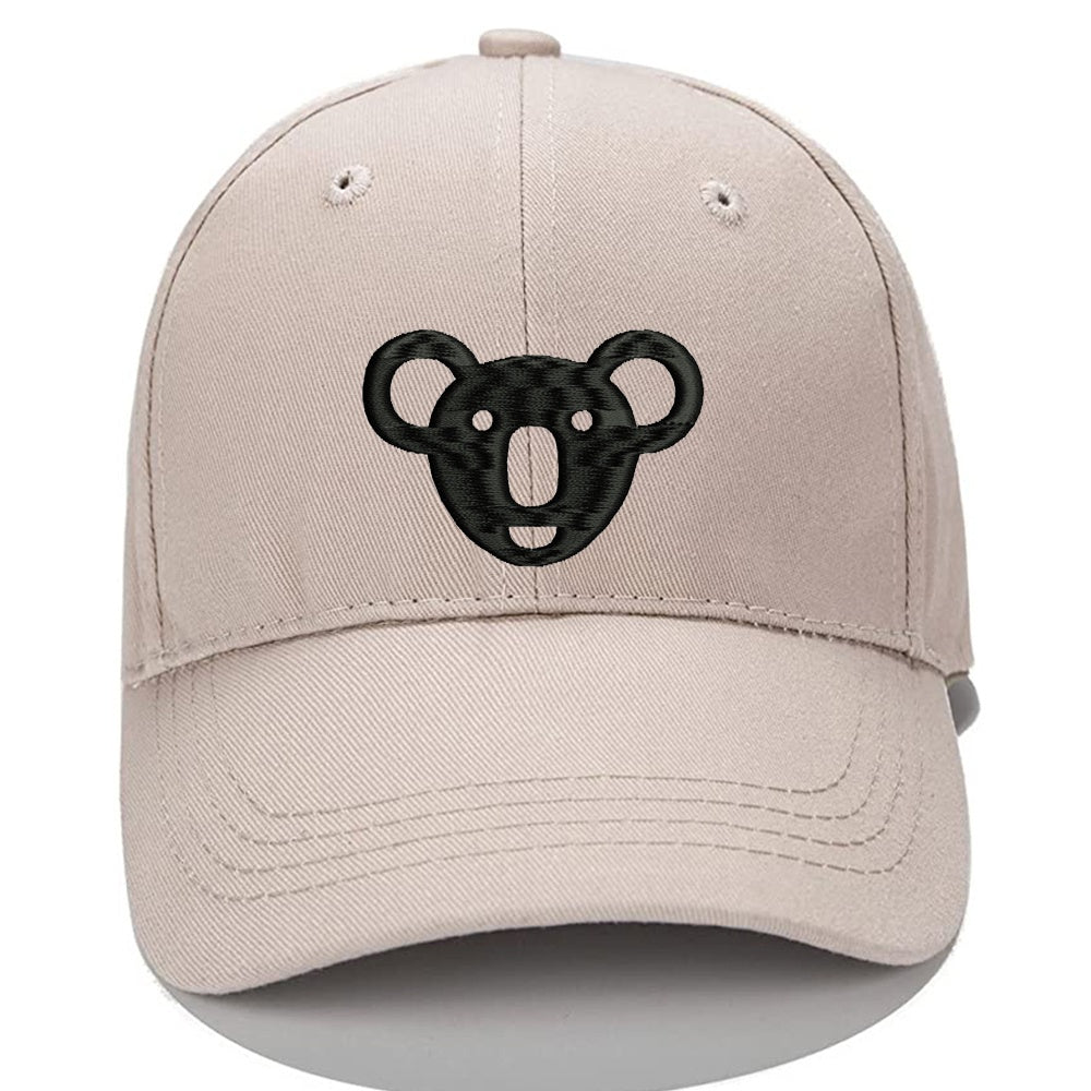 Cute Koala Head Men Women Unisex Baseball Cap Classic Low Profile Adjustable Strapback Baseball Cap Dad-Hat