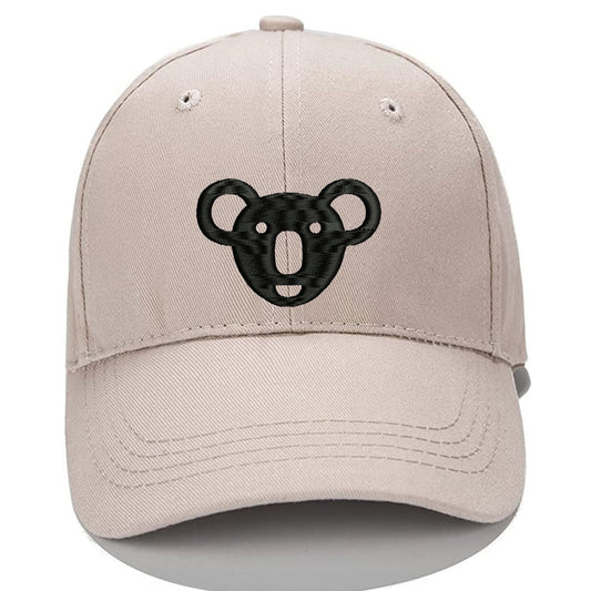 Cute Koala Head Men Women Unisex Baseball Cap Classic Low Profile Adjustable Strapback Baseball Cap Dad-Hat
