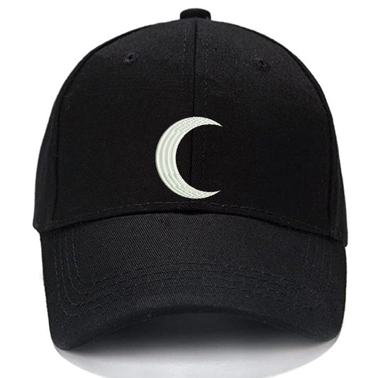 Crescent Moon Men Women Unisex Baseball Cap Classic Low Profile Adjustable Strapback Baseball Cap Dad-Hat