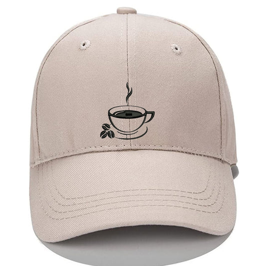 Coffee Cap Men Women Unisex Baseball Cap Classic Low Profile Adjustable Strapback Baseball Cap Dad-Hat