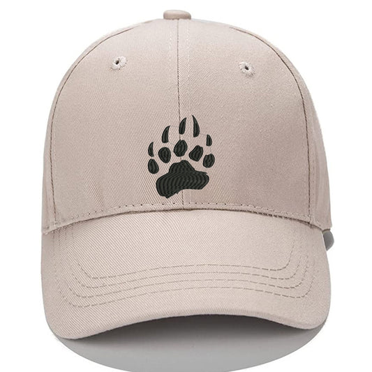 Bear Paw Men Women Unisex Baseball Cap Classic Low Profile Adjustable Strapback Baseball Cap Dad-Hat