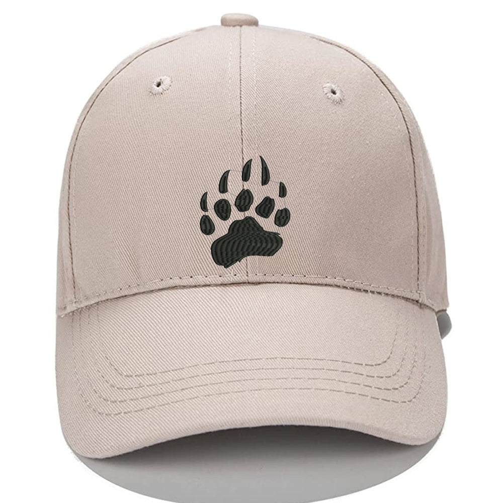 Bear Paw Men Women Unisex Baseball Cap Classic Low Profile Adjustable Strapback Baseball Cap Dad-Hat