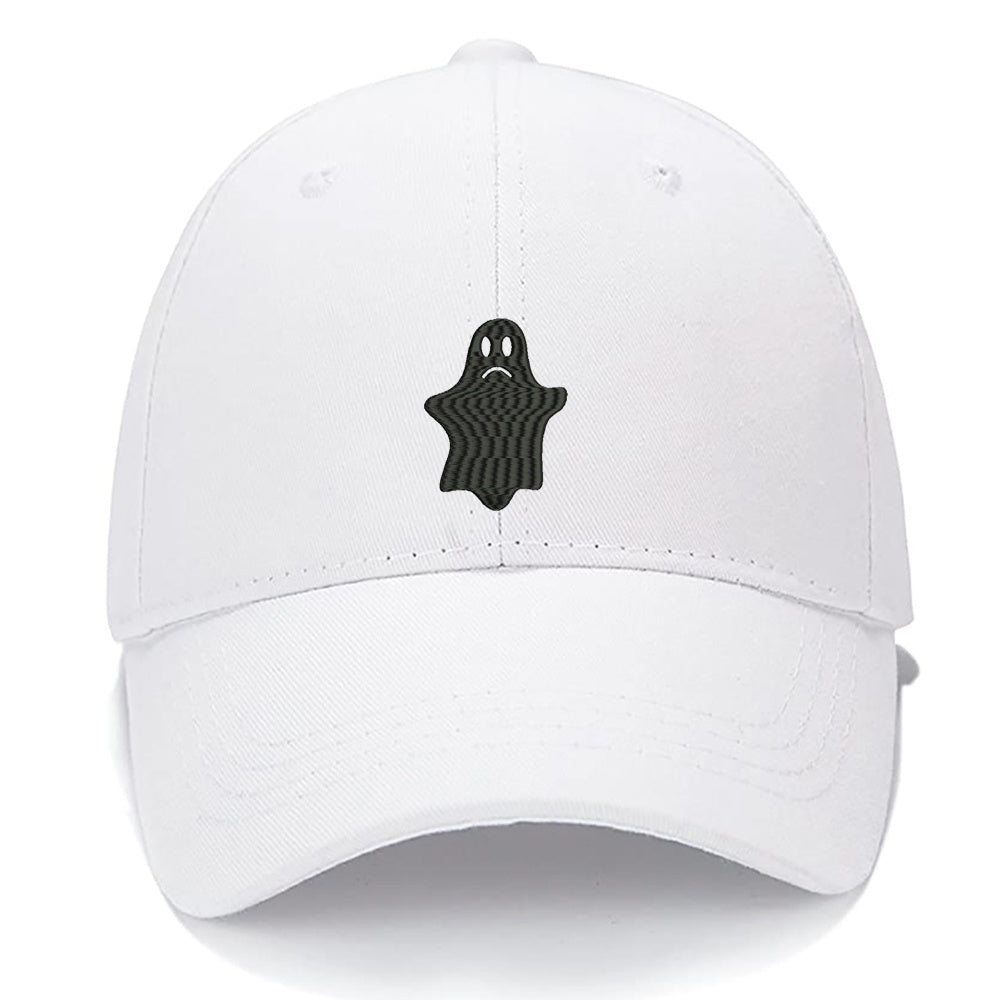 Sad Ghost,Halloween Men Women Unisex Baseball Cap Classic Low Profile Adjustable Strapback Baseball Cap Dad-Hat