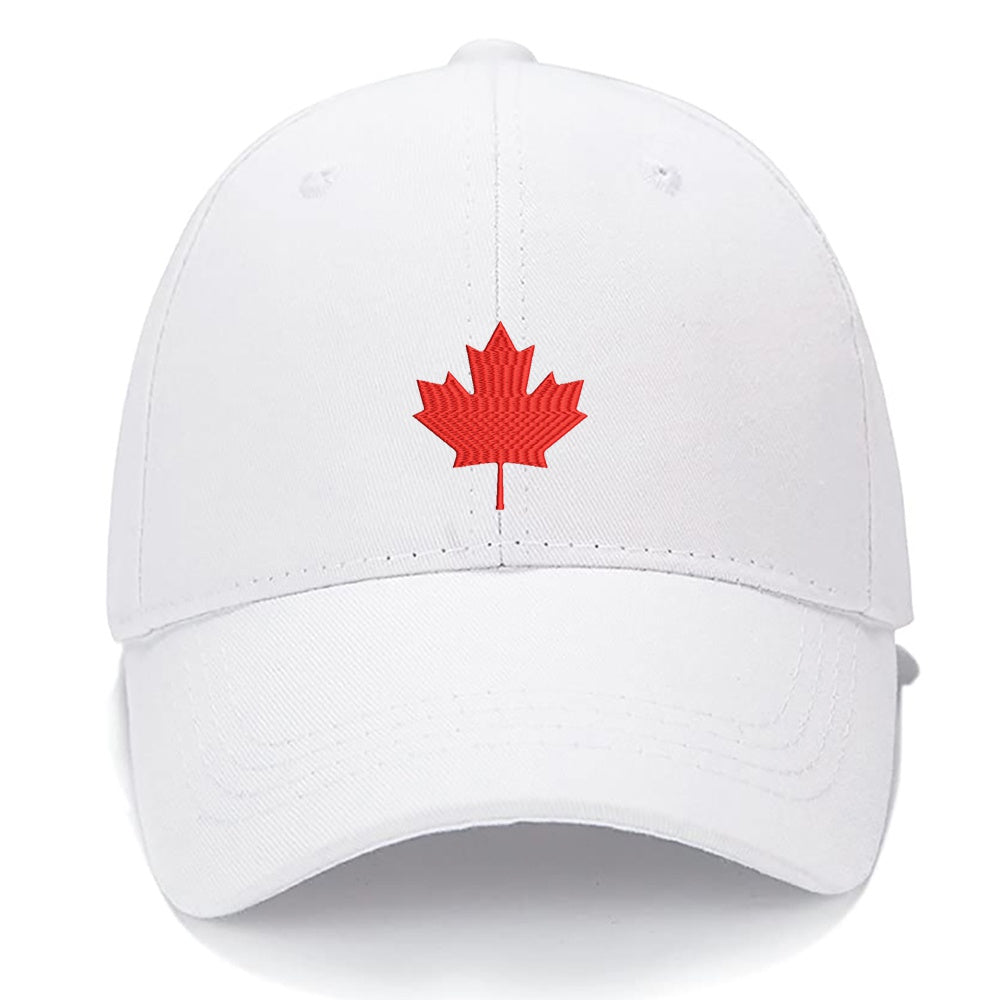 Maple Leaf Canada CA Men Women Unisex Baseball Cap Classic Low Profile Adjustable Strapback Baseball Cap Dad-Hat
