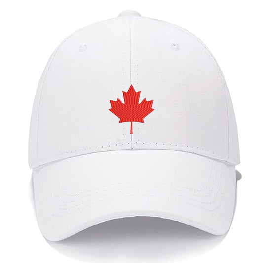 Maple Leaf Canada CA Men Women Unisex Baseball Cap Classic Low Profile Adjustable Strapback Baseball Cap Dad-Hat