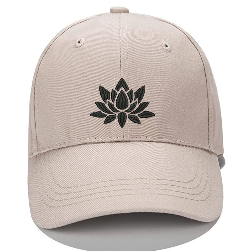 Lotus Flower Men Women Unisex Baseball Cap Classic Low Profile Adjustable Strapback Baseball Cap Dad-Hat