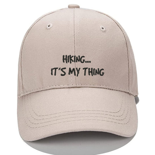 Hiking It's My Thing Men Women Unisex Baseball Cap Classic Low Profile Adjustable Strapback Baseball Cap Dad-Hat