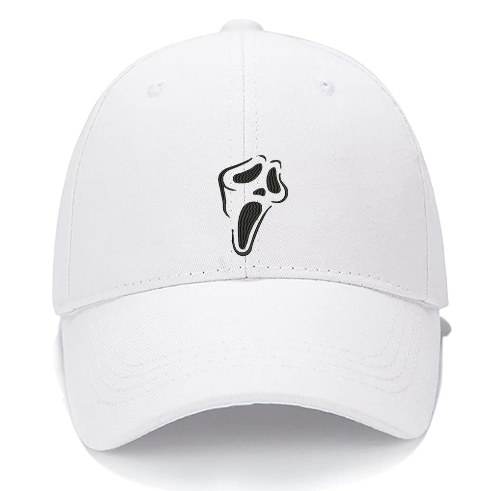 Ghost Face Scream Men Women Unisex Baseball Cap Classic Low Profile Adjustable Strapback Baseball Cap Dad-Hat
