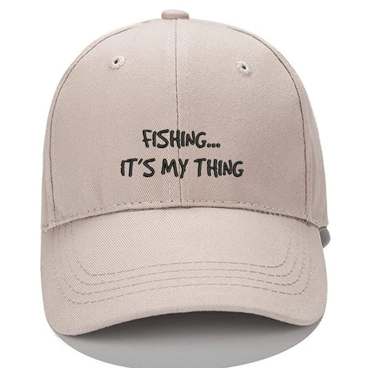 Fishing It's My Thing Men Women Unisex Baseball Cap Classic Low Profile Adjustable Strapback Baseball Cap Dad-Hat