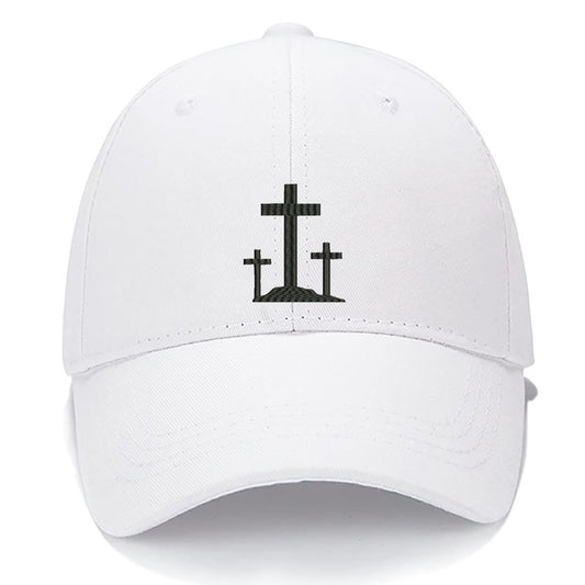 Calvary Cross Christian Pride Men Women Unisex Baseball Cap Classic Low Profile Adjustable Strapback Baseball Cap Dad-Hat
