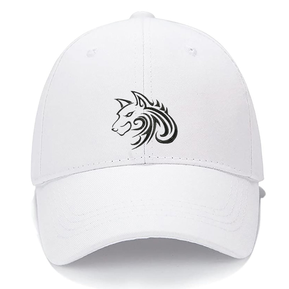 Wolf Head Animal Men Women Unisex Baseball Cap Classic Low Profile Adjustable Strapback Baseball Cap Dad-Hat