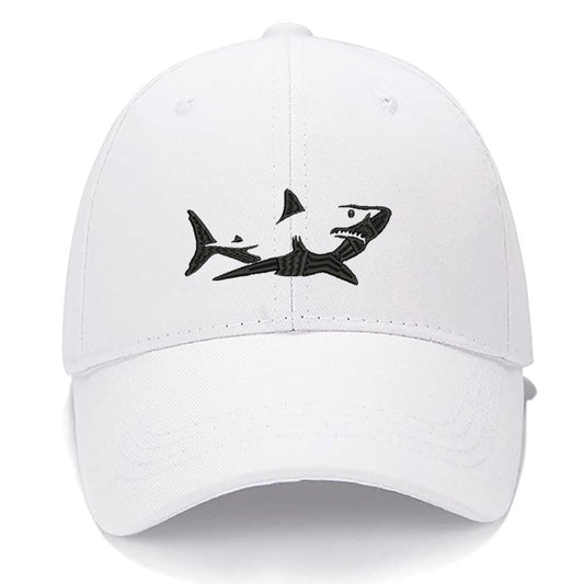 Shark Fish Men Women Unisex Baseball Cap Classic Low Profile Adjustable Strapback Baseball Cap Dad-Hat