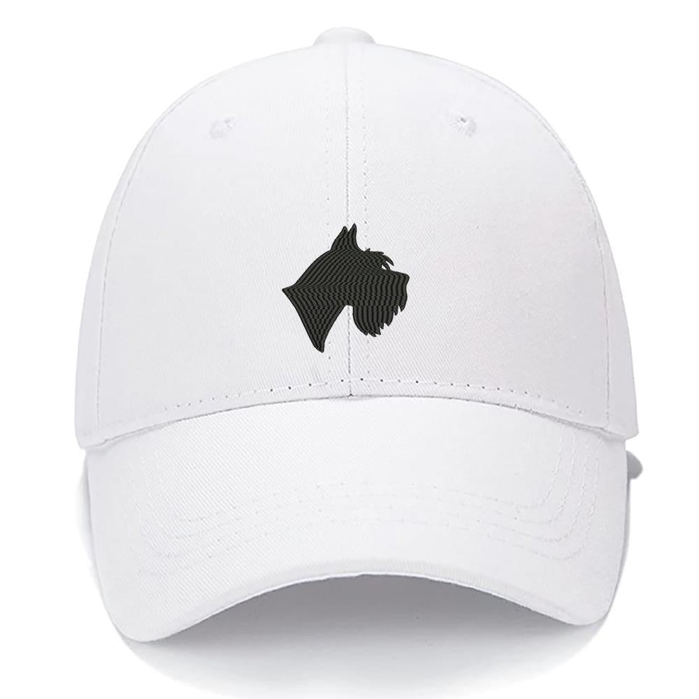 Schnauzer Head Dog Men Women Unisex Baseball Cap Classic Low Profile Adjustable Strapback Baseball Cap Dad-Hat