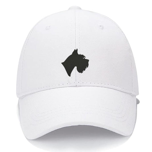Schnauzer Head Dog Men Women Unisex Baseball Cap Classic Low Profile Adjustable Strapback Baseball Cap Dad-Hat