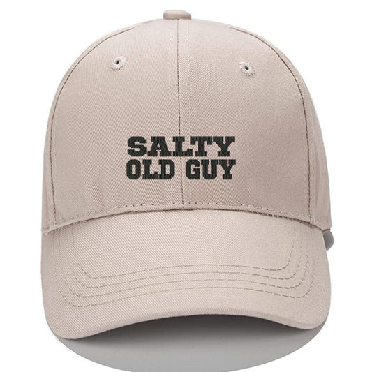 Salty Old Guy Men Women Unisex Baseball Cap Classic Low Profile Adjustable Strapback Baseball Cap Dad-Hat