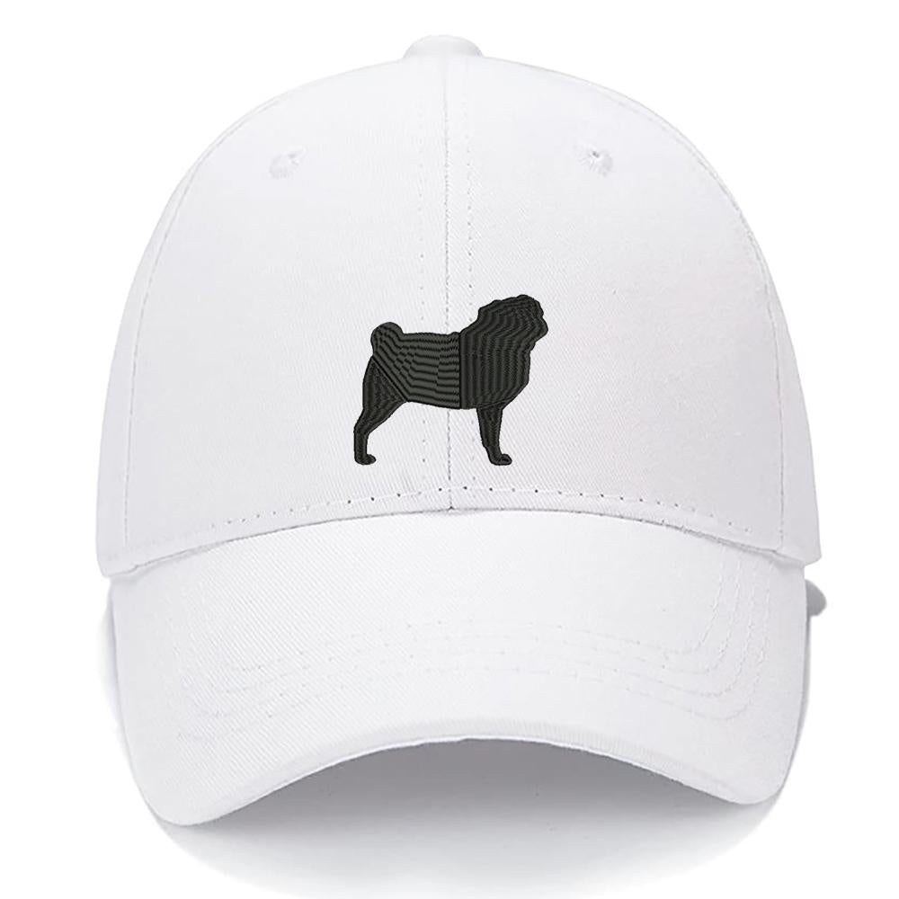 Pug Dog Men Women Unisex Baseball Cap Classic Low Profile Adjustable Strapback Baseball Cap Dad-Hat