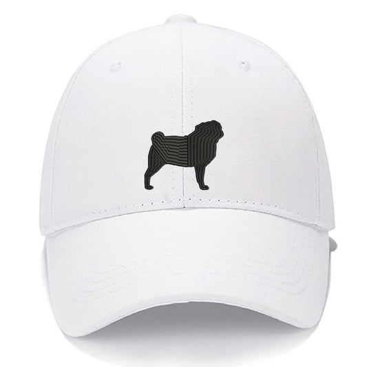 Pug Dog Men Women Unisex Baseball Cap Classic Low Profile Adjustable Strapback Baseball Cap Dad-Hat