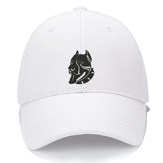 Pitbull Head Dog Men Women Unisex Baseball Cap Classic Low Profile Adjustable Strapback Baseball Cap Dad-Hat