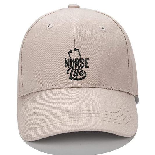 Nurse Life Men Women Unisex Baseball Cap Classic Low Profile Adjustable Strapback Baseball Cap Dad-Hat