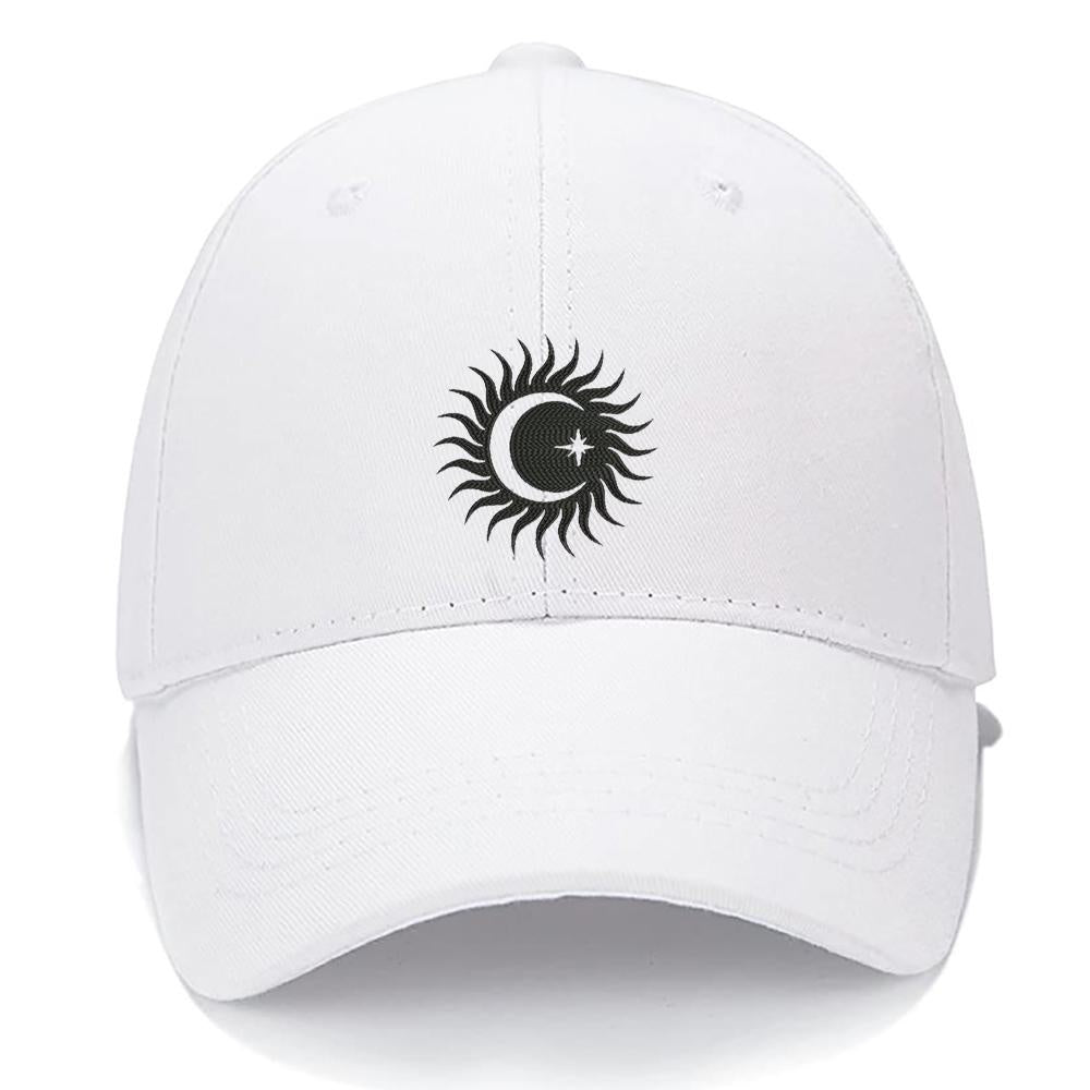 Mysterious Sun Moon Men Women Unisex Baseball Cap Classic Low Profile Adjustable Strapback Baseball Cap Dad-Hat