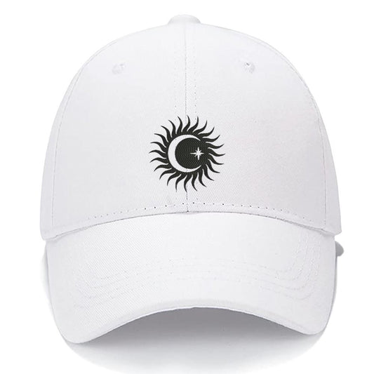Mysterious Sun Moon Men Women Unisex Baseball Cap Classic Low Profile Adjustable Strapback Baseball Cap Dad-Hat