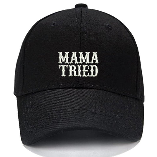 Mama Tried Men Women Unisex Baseball Cap Classic Low Profile Adjustable Strapback Baseball Cap Dad-Hat
