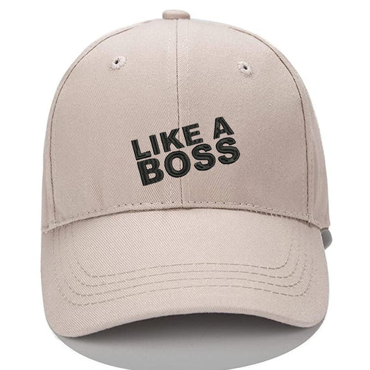 Like A Boss Men Women Unisex Baseball Cap Classic Low Profile Adjustable Strapback Baseball Cap Dad-Hat